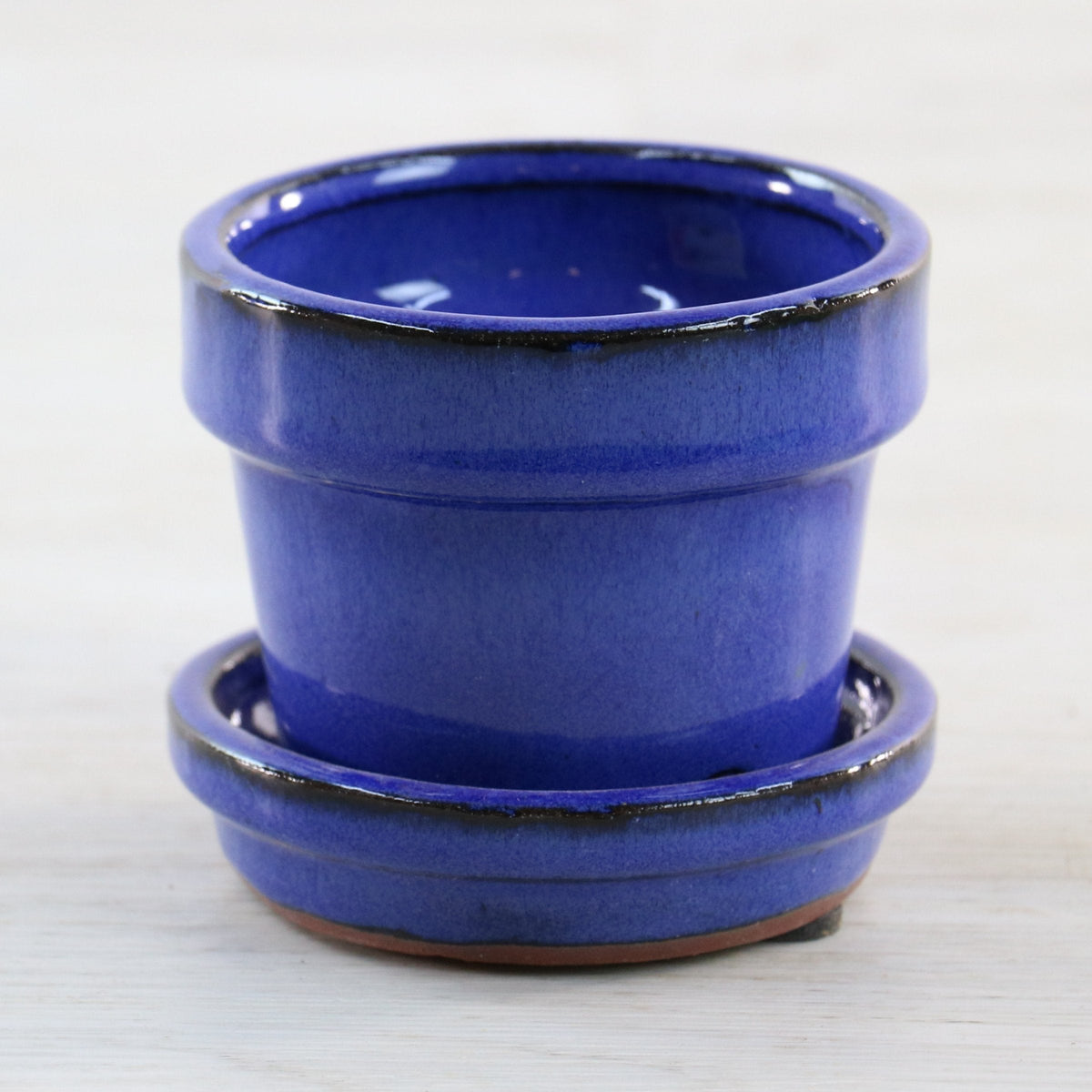 3 Piece Set - Mini Pot Must Haves, 3" Glazed Ceramic Pots