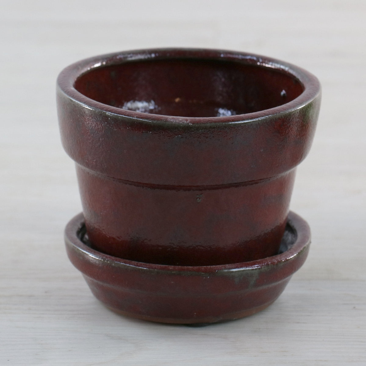 3 Piece Set - Glazed and Ready, 4" Glazed Ceramic Pots