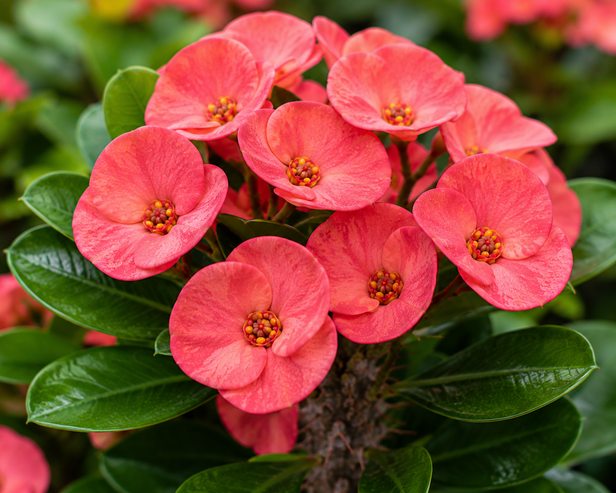 Euphorbia 'Sri Suparat' Crown of Thorns - 5.5" Pot